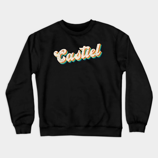 Castiel Crewneck Sweatshirt by designbym